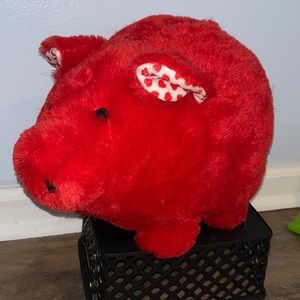 Fluffy large piggy bank